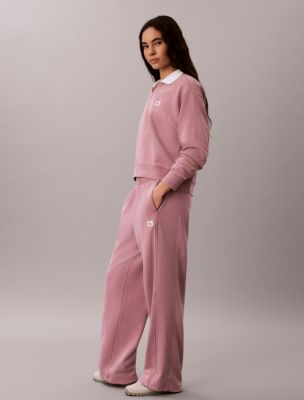 Женские худи Calvin Klein Woven Monologo Terry Relaxed Sweatshirt — фото 5