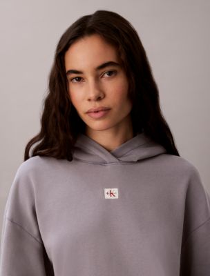 Woven Monologo Terry Pullover Hoodie - thumbnail 4