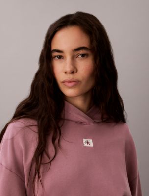 Женские худи Calvin Klein Woven Monologo Terry Pullover — фото 3
