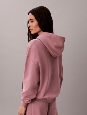 Женские худи Calvin Klein Woven Monologo Terry Pullover — фото 4