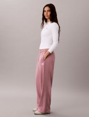 Женские брюки Calvin Klein Woven Monologo Terry Sweatpants — фото 3