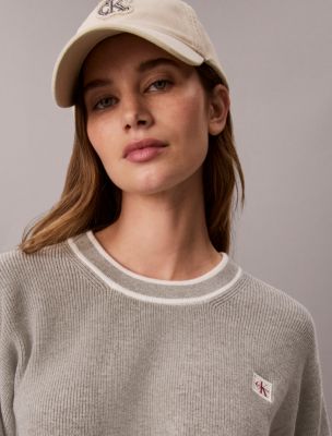 Женские свитеры Calvin Klein Woven Monologo Crewneck Sweater — фото 3