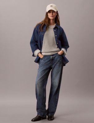 Женские свитеры Calvin Klein Woven Monologo Crewneck Sweater — фото 5