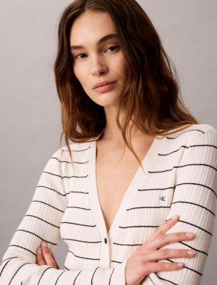 Женские кардиганы Calvin Klein Tech Knit Rib Stripe Cardigan — фото 3