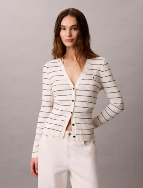 Женские кардиганы Calvin Klein Tech Knit Rib Stripe Cardigan