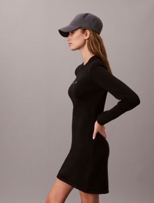 Женские платья Calvin Klein Monogram Logo Long Sleeve Mini Dress — фото 5