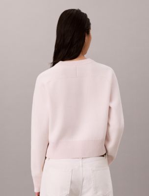 Женские свитеры Calvin Klein Cotton Wool Raglan Sweater — фото 5