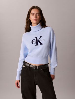 Monologo Turtleneck Sweater, Sweet Blue