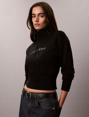 Женские свитеры Calvin Klein Monologo Turtleneck Sweater — фото 4