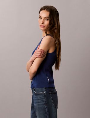 Женские топы Calvin Klein Smooth Cotton Rib Tank Top — фото 4