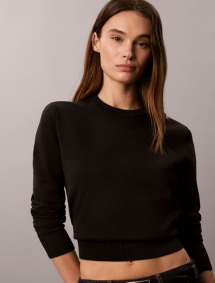 Женские свитеры Calvin Klein Smooth Cotton Crewneck Sweater — фото 3