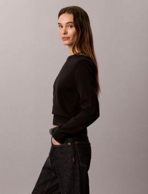 Женские свитеры Calvin Klein Smooth Cotton Crewneck Sweater — фото 4