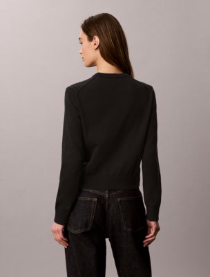 Женские свитеры Calvin Klein Smooth Cotton Crewneck Sweater — фото 5