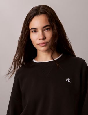 Женские худи Calvin Klein Monogram Fleece Crewneck Sweatshirt — фото 3
