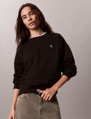 Женские худи Calvin Klein Monogram Fleece Crewneck Sweatshirt — фото 5
