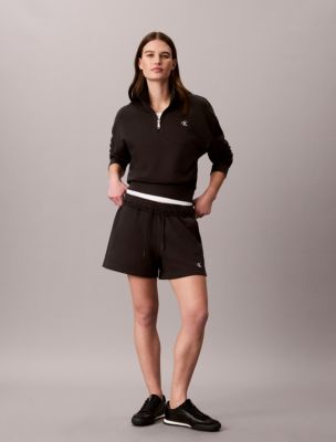 Женские худи Calvin Klein Monogram Fleece 1/4 Zip Sweatshirt — фото 3
