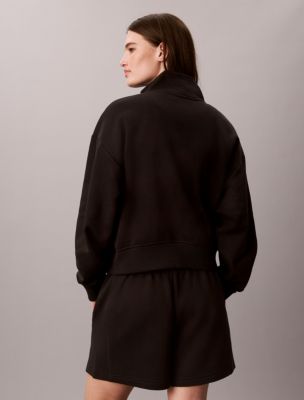 Женские худи Calvin Klein Monogram Fleece 1/4 Zip Sweatshirt — фото 4