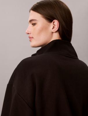 Женские худи Calvin Klein Monogram Fleece 1/4 Zip Sweatshirt — фото 5