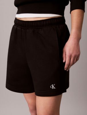 Женские шорты Calvin Klein Monogram Fleece Shorts — фото 2