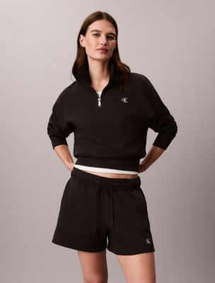 Женские шорты Calvin Klein Monogram Fleece Shorts — фото 3