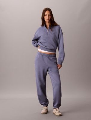 Monogram Logo Joggers, Stone Hard Blue