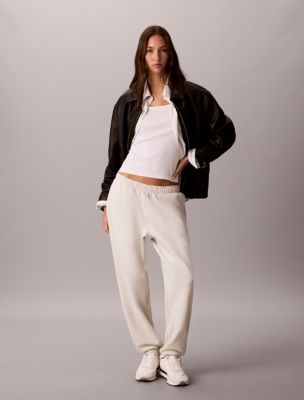 Monogram Logo Joggers, Light Grey Heather