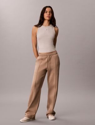Женские брюки Calvin Klein Logo Tape Fleece Sweatpants, цвет: Amphora — фото 6
