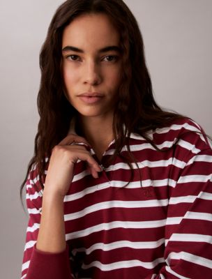 Женские платья Calvin Klein Striped Rugby Polo Mini Dress — фото 4