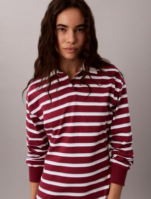 Женские платья Calvin Klein Striped Rugby Polo Mini Dress — фото 6