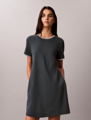 Женское платье Calvin Klein Tipping Stripe T-Shirt, цвет: Biloxi Blues — фото 6