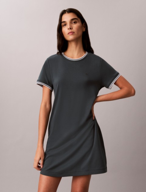 Женские платья Calvin Klein Tipping Stripe T-Shirt Dress