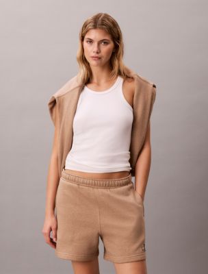 Calvin Klein Monologo Fleece Shorts — фото 2