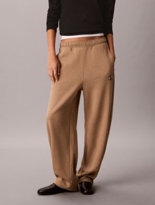Женские брюки Calvin Klein Monologo Fleece Barrel Pants — фото 2