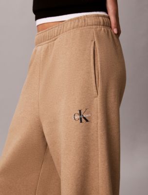 Женские брюки Calvin Klein Monologo Fleece Barrel Pants — фото 4