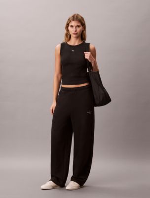 Monologo Wide Leg Pants, Black