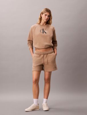 Monologo Fleece Relaxed Sweatshirt - thumbnail 4