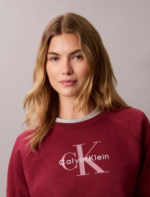 Monologo Fleece Relaxed Sweatshirt - thumbnail 4