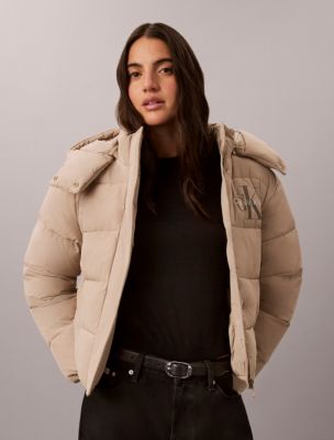 Matte Monologo Puffer Jacket, Crockery