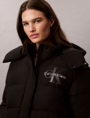 Женские куртки Calvin Klein Matte Monologo Puffer Jacket — фото 3