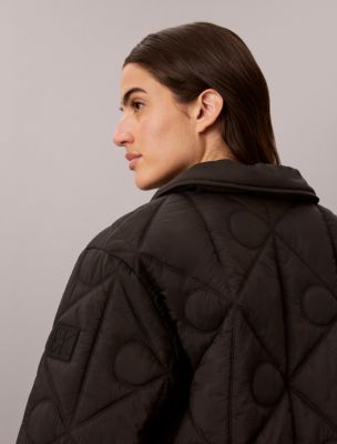 Женские куртки Calvin Klein Emblem Logo Nylon Quilted Liner Jacket — фото 6