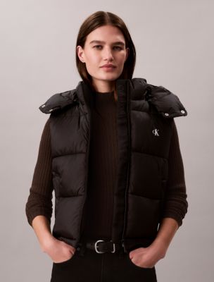 Midweight Puffer Vest, Black