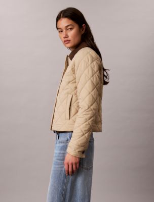 Женские куртки Calvin Klein Mixed Media Liner Jacket — фото 4