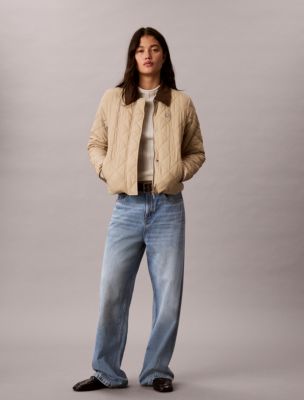 Женские куртки Calvin Klein Mixed Media Liner Jacket — фото 5