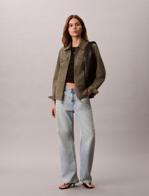Женские куртки Calvin Klein Cotton Canvas Jacket — фото 2