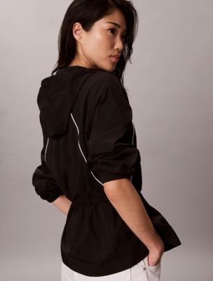 Женские куртки Calvin Klein Lightweight Cinch Waist Windbreaker Jacket — фото 2