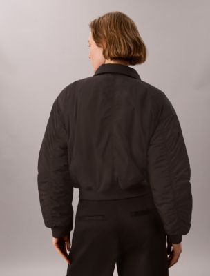 Женские куртки Calvin Klein Padded Nylon Bomber Jacket — фото 5