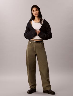Cotton Twill Painter Pants, Dusty Olive