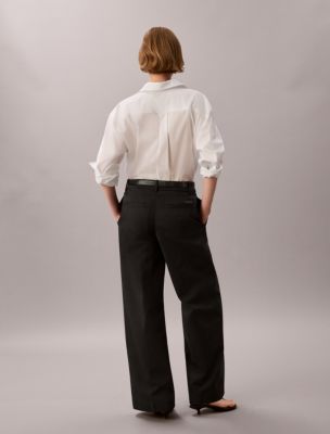 Женские брюки Calvin Klein Chino Wide Leg Pants — фото 3