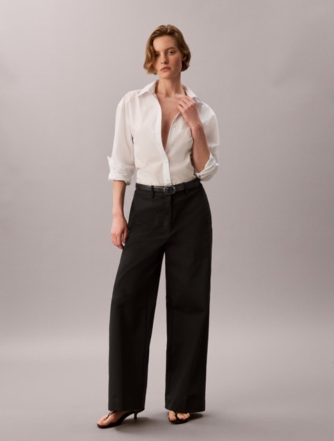 Женские брюки Calvin Klein Chino Wide Leg Pants