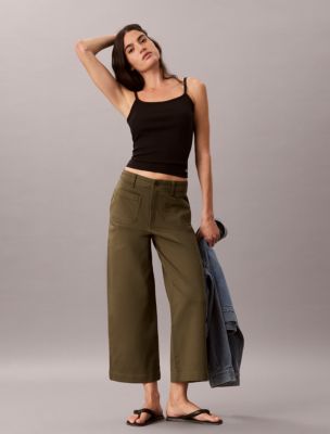 Stretch Twill Marcy Pants, Olive Night